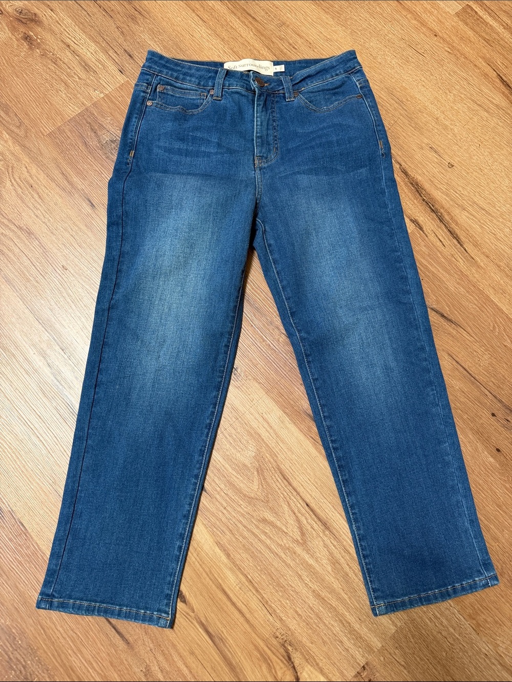 Soft Surroundings Cropped Jeans, size 6P